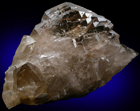 Quartz var. Gwindel-habit from Grischun (Graubnden), Switzerland