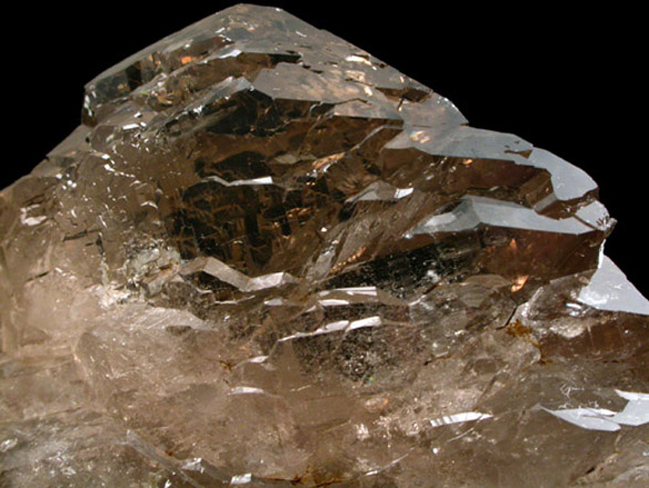 Quartz var. Gwindel-habit from Grischun (Graubnden), Switzerland