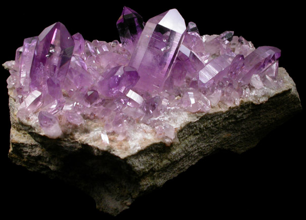 Quartz var. Amethyst from Piedra Parada, near Las Vigas, Tatatila, Veracruz, Mexico