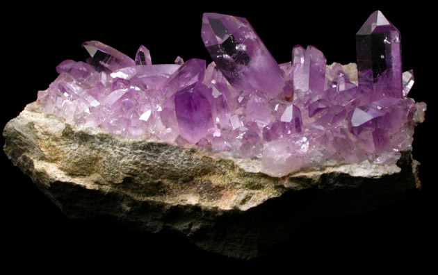 Quartz var. Amethyst from Piedra Parada, near Las Vigas, Tatatila, Veracruz, Mexico