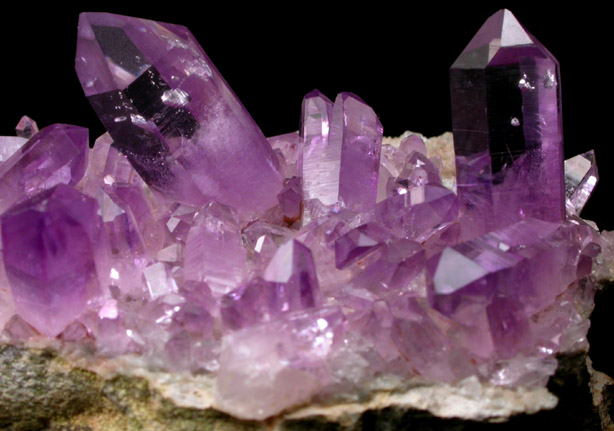 Quartz var. Amethyst from Piedra Parada, near Las Vigas, Tatatila, Veracruz, Mexico