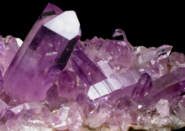 Quartz var. Amethyst from Piedra Parada, near Las Vigas, Tatatila, Veracruz, Mexico