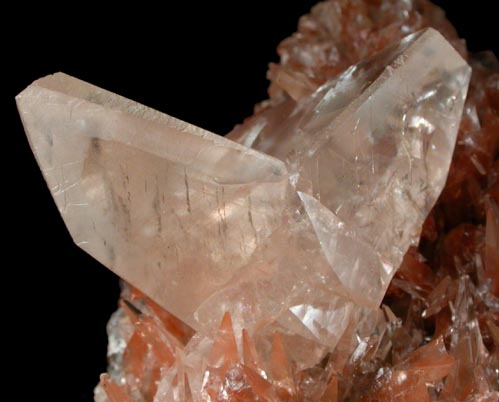 Calcite (twinned crystals) from Leiping Mine, Guiyang, Hunan, China