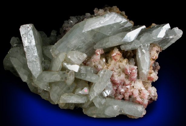 Barite on Calcite and Dolomite from Frizington, West Cumberland Iron Mining District, Cumbria, England