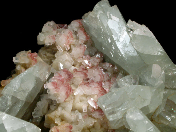 Barite on Calcite and Dolomite from Frizington, West Cumberland Iron Mining District, Cumbria, England