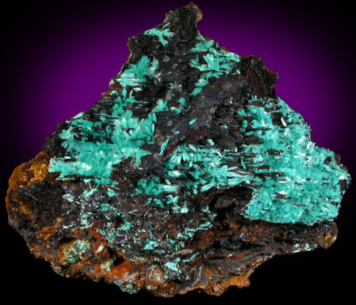 Aurichalcite from 79 Mine, Banner District, near Hayden, Gila County, Arizona