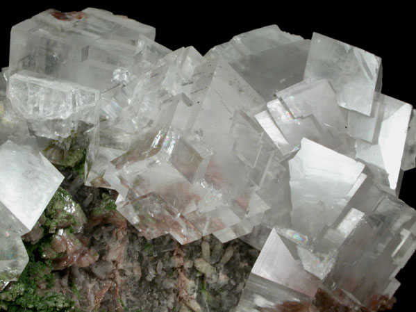 Calcite with Duftite from Tsumeb Mine, Otavi-Bergland District, Oshikoto, Namibia (Type Locality for Duftite)