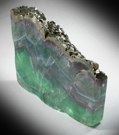 Fluorite with Pyrite from China