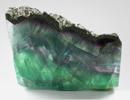 Fluorite with Pyrite from China