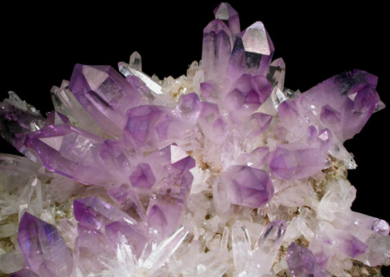 Quartz var. Amethyst from Piedra Parada, near Las Vigas, Tatatila, Veracruz, Mexico