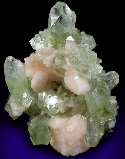 Apophyllite and Stilbite-Ca from Jalgaon, Maharashtra, India