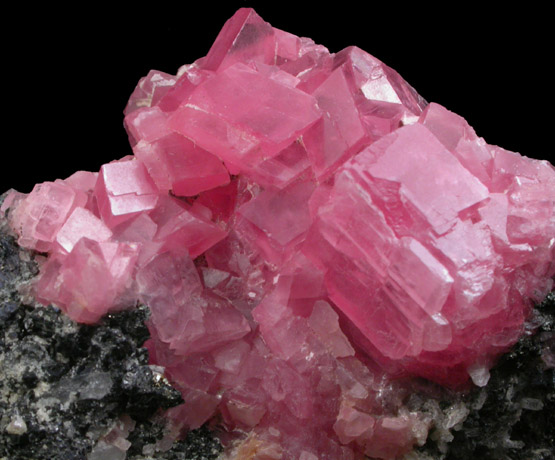 Rhodochrosite on Tetrahedrite from Sweet Home Mine, Buckskin Gulch, Alma District, Park County, Colorado