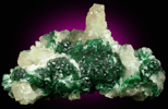 Calcite with Malachite inclusions from Katanga Copperbelt, Democratic Republic of the Congo