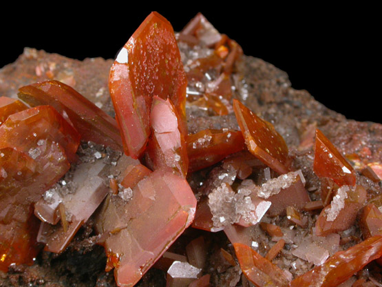 Wulfenite from Red Cloud Mine, Silver District, La Paz County, Arizona