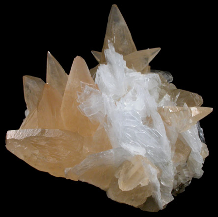 Celestine and Calcite from Minerva #1 Mine, Cave-in-Rock District, Hardin County, Illinois