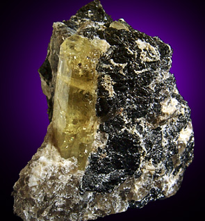 Beryl var. Heliodor from Slocum Beryl Prospect, Cobalt, Connecticut