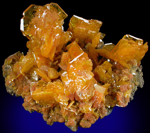 Wulfenite from San Francisco Mine, Cerro Prieto, north of Cucurpe, Sonora, Mexico