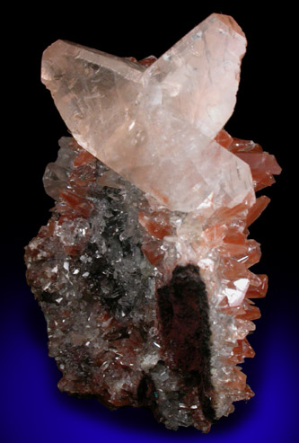 Calcite (twinned crystals) from Leiping Mine, Guiyang, Hunan, China