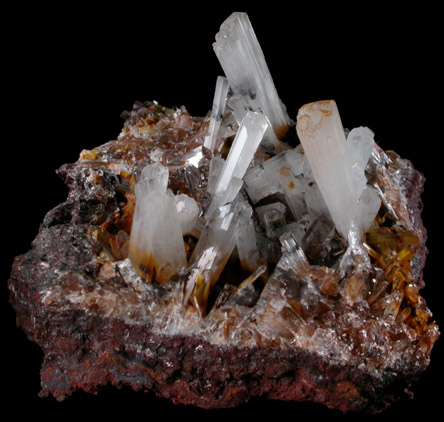 Hemimorphite with Limonite from El Potosi Mine, Level 16, Santa Eulalia District, Aquiles Serdn, Chihuahua, Mexico