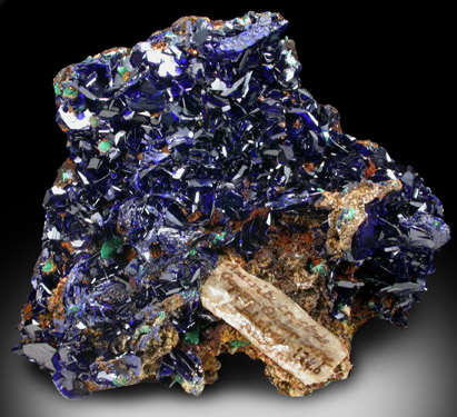 Azurite and Malachite from Copper Queen Mine, Bisbee, Cochise County, Arizona