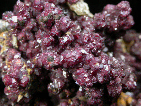 Cuprite on Copper from Bisbee, Warren District, Cochise County, Arizona