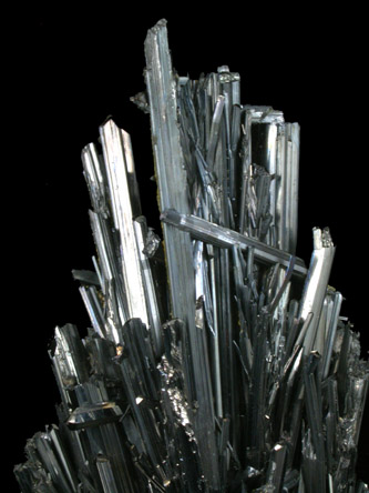 Stibnite from La Salvadora Mine, Cerro Bonete, Potos Department, Bolivia
