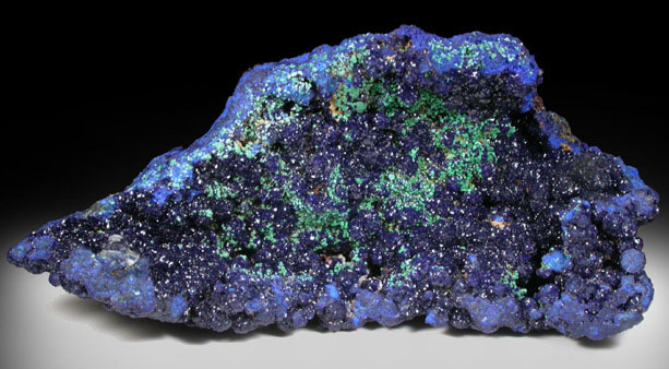 Azurite with Malachite from Copper Queen Mine, Bisbee, Cochise County, Arizona