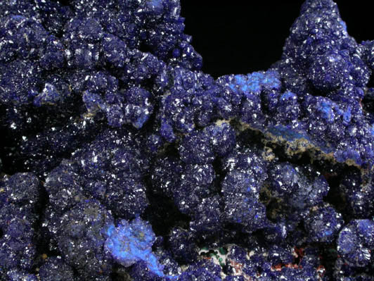 Azurite with Malachite from Copper Queen Mine, Bisbee, Cochise County, Arizona