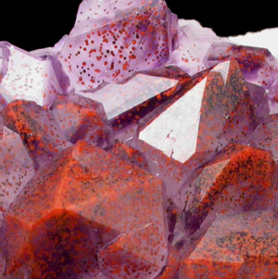 Quartz var. Amethyst with Hematite inclusions from Thunder Bay, Ontario, Canada