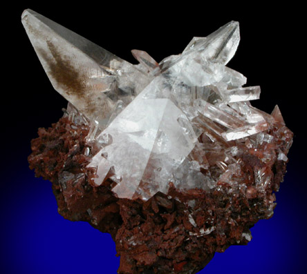 Calcite (twinned crystals) from Leiping Mine, Guiyang, Hunan, China