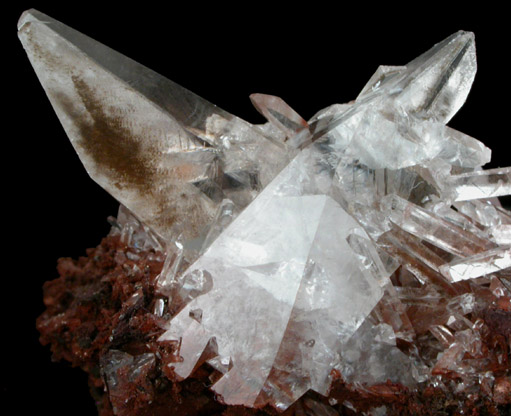 Calcite (twinned crystals) from Leiping Mine, Guiyang, Hunan, China