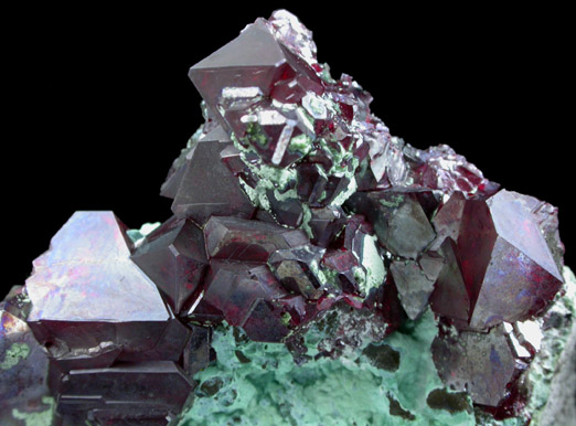 Cuprite on Chrysocolla from Mashamba West Mine, 13 km west of Kolwezi, Katanga Copperbelt, Lualaba Province, Democratic Republic of the Congo