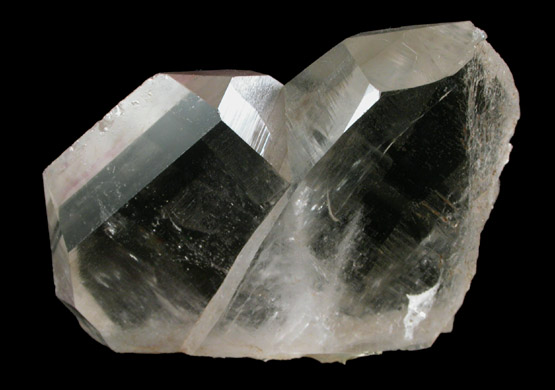 Quartz (Japan Law-twinned) from Otomezaka Mine, Yamanashi Prefecture, Japan