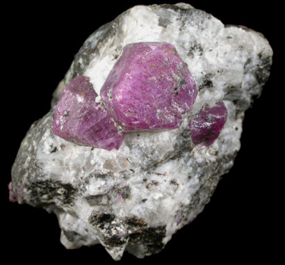 Corundum var. Ruby from Mysuru (formerly Mysore), Karnataka, India