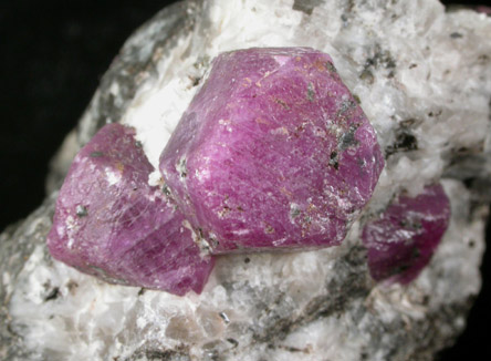 Corundum var. Ruby from Mysuru (formerly Mysore), Karnataka, India