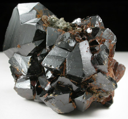 Cassiterite (twinned crystals) from Centro Minero Viloco, 5.5 km NE of Araca, Loyza Province, La Paz Department, Bolivia