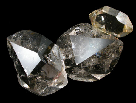 Quartz var. Herkimer Diamond from Fonda, Montgomery County, New York