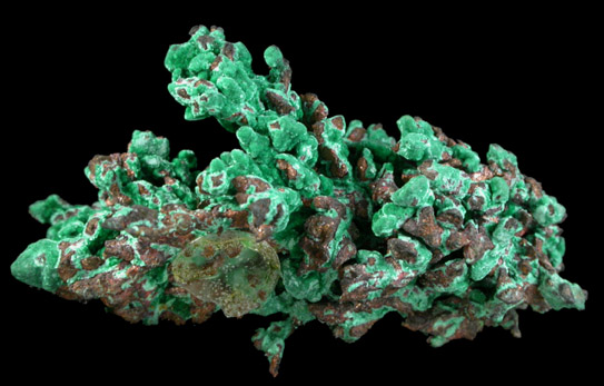 Copper with Malachite from Tsumeb Mine, Otavi-Bergland District, Oshikoto, Namibia