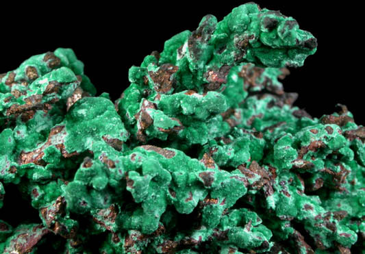 Copper with Malachite from Tsumeb Mine, Otavi-Bergland District, Oshikoto, Namibia