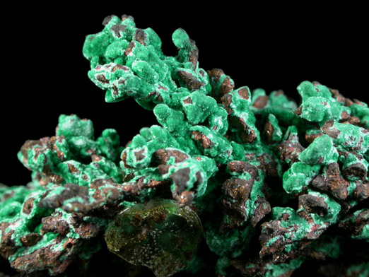 Copper with Malachite from Tsumeb Mine, Otavi-Bergland District, Oshikoto, Namibia