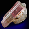 Elbaite var. Rubellite Tourmaline with Quartz from Himalaya Mine, Mesa Grande District, San Diego County, California