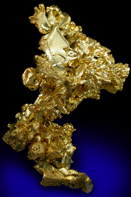 Gold from Mystery Wind Mine (Eagle's Nest Mine), Michigan Bluff District, Placer County, California