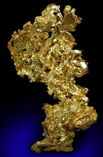 Gold from Mystery Wind Mine (Eagle's Nest Mine), Michigan Bluff District, Placer County, California