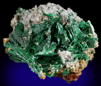 Malachite from L'Etoile du Congo Mine, Lubumbashi, Katanga Copperbelt, Haut-Katanga Province, Democratic Republic of the Congo