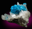 Cavansite on Stilbite-Ca from Wagholi Quarry, Maharashtra, India