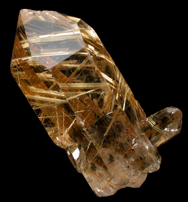 Quartz with Rutile inclusions (Rutilated Quartz) from Novo Horizonte, Bahia, Brazil