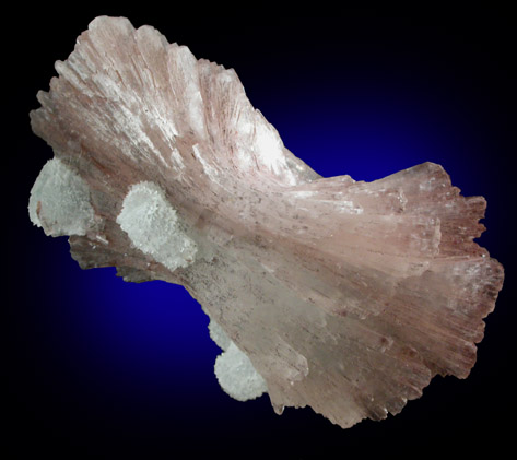 Heulandite-Ca on Quartz from Jalgaon, Maharashtra, India