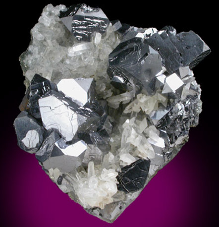 Galena and Quartz from Borieva Reka Mine, Madan District, Rhodope Mountains, Bulgaria