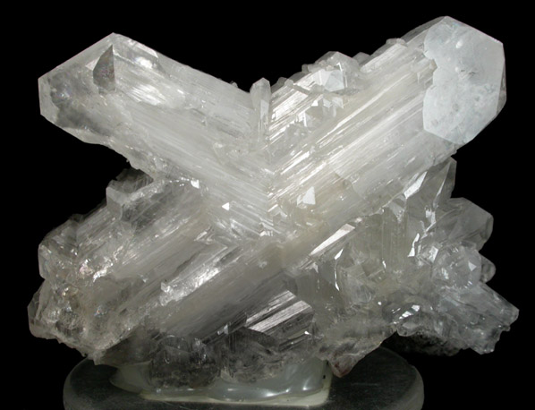 Cerussite (sixling-twinned crystals) from Tsumeb Mine, Otavi-Bergland District, Oshikoto, Namibia