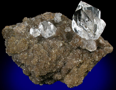 Quartz var. Herkimer Diamond from Crystal Grove, Lassellsville, Montgomery County, New York